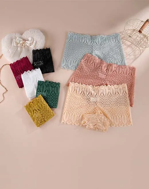 AFQK-2262 High Waist Lace Sexy Women's Panties