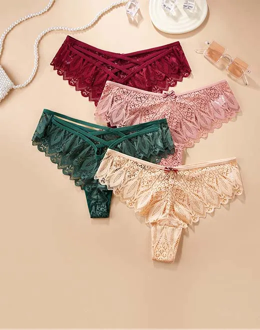 Velvet Lace High-Waist Panty