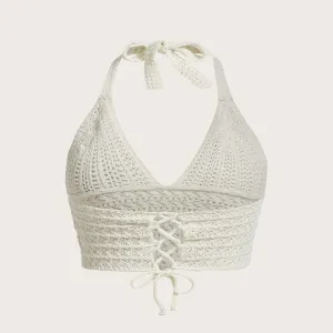 الكروشيه قصير الأكمام