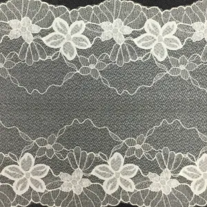 WHJH-9271 Magnolia Relief Jacquard Lace Trim