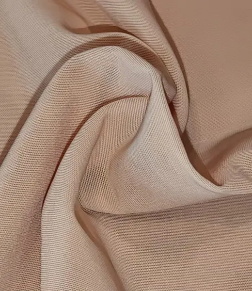 WXF-22064 Light Brown Nylon-Spandex Crinkle Fabric