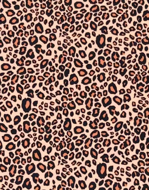 ZF-7060 | N Matte Double-Sided Printed Leopard Print Fabric
