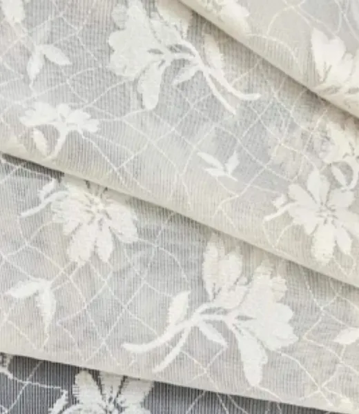 JJ-M0653 Lockstitch Floral Lace Trim