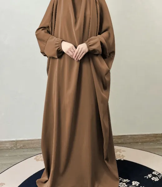 XG-2054 Modest Muslim Abaya with Kimono Sleeves 