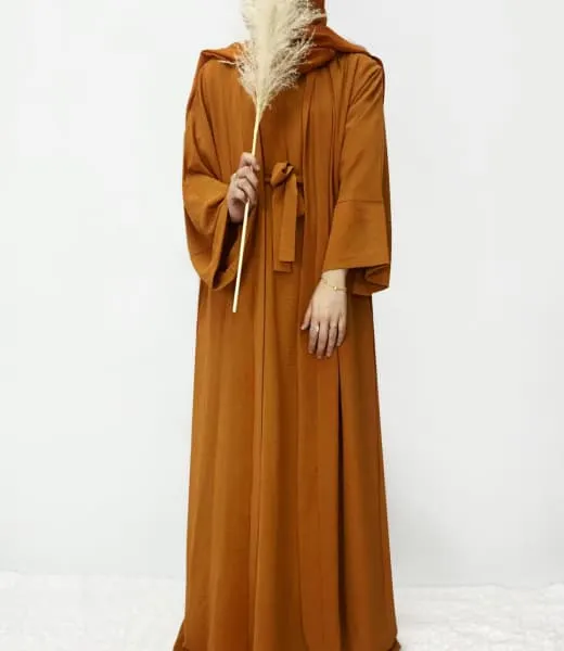 XG-2047 Modest Muslim Abaya with Kimono Sleeves 