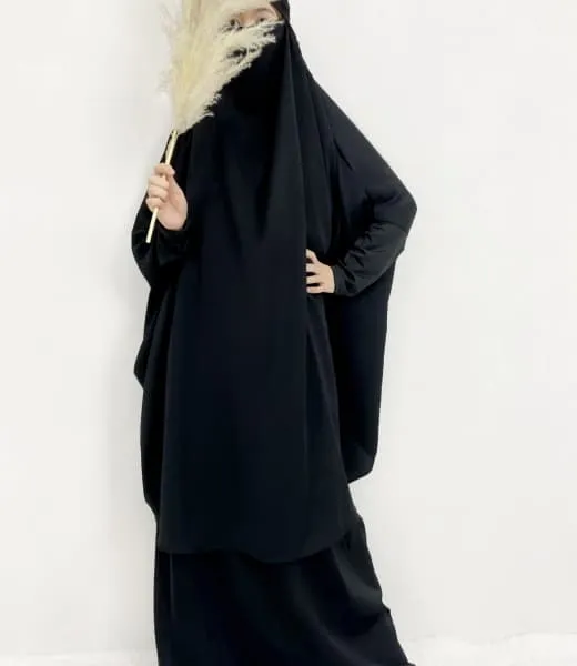 XG-2046 Modest Islamic Abaya with Skirt Set