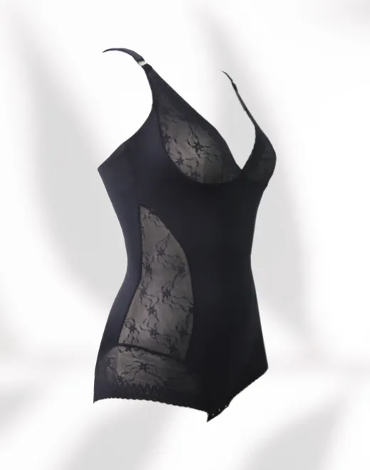 YQZX-25083#Lace Patchwork Shaping Garment 