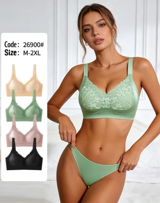 YQZX-26900 Lace Seamless Compression Bra