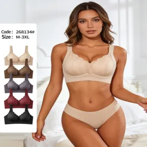 YQZX-268134 Lace Encircling Seamless Bra