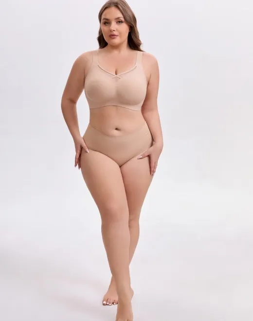 XD-60907 plus-size jelly bra 