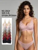 YQZX-2661-1 Lace Seamless Jelly Bra