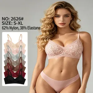 YQZX-2626-1 Seamless Lace Jelly Bra