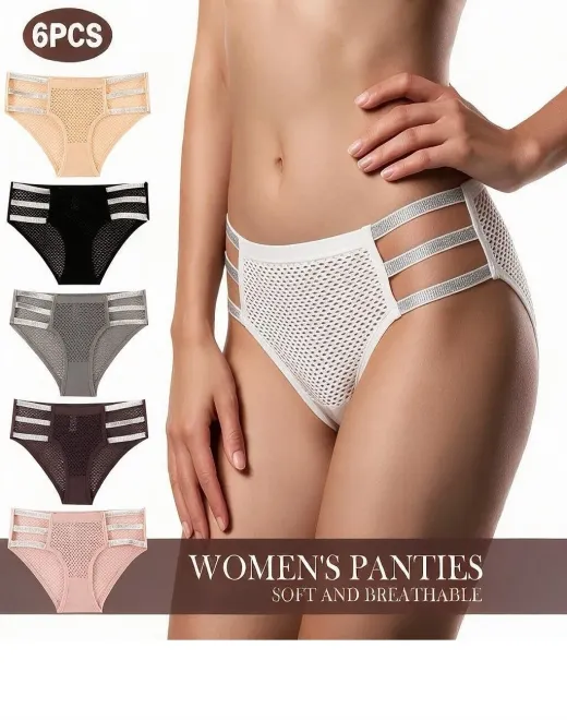 GY-8863 Sexy cross-tied pure cotton lingerie with a pure-yet-sensual aesthetic