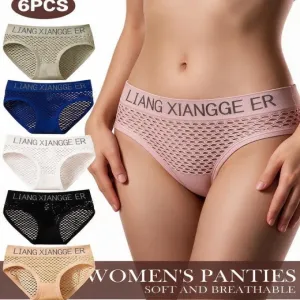 GY-8859 Cross-border seamless cotton letter-print waistband underwear