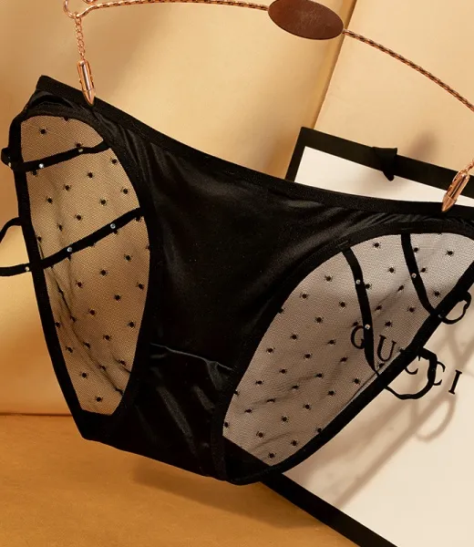 GY-543 French Style Silky Sheer Ladies' Panties