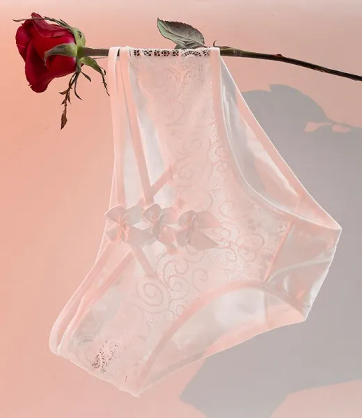 GY-1344 Sexy Bow Hollow Lace Panties