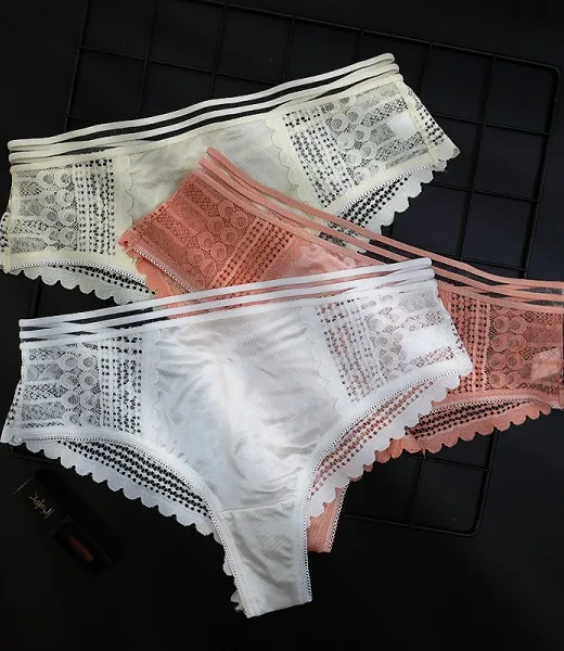 GY-569 Nylon mid-waist underwear