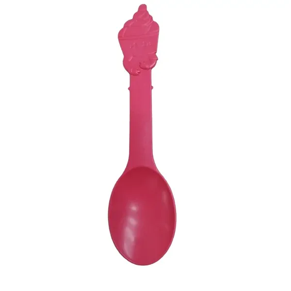 Biodegradable Cornstarch Disposable Ice Cream Spoons Cartoon Yogurt Spoon for Kids