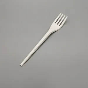 6.5 Inch 100% Compostable CPLA Fork Disposable Cutlery
