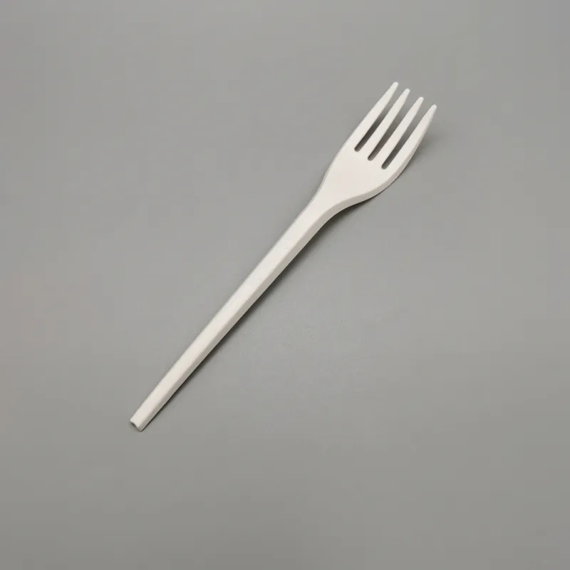 6.5 Inch 100% Compostable CPLA Fork Disposable Cutlery