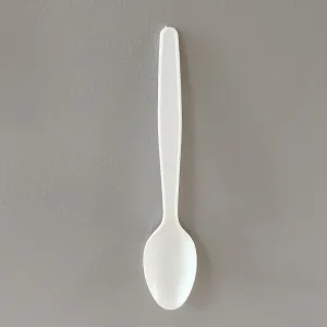 Disposable Biodegradable Spoon Cornstarch Flatware Durable Spoon