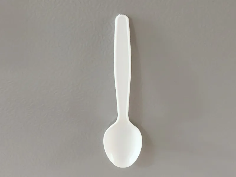 Disposable Biodegradable Spoon Cornstarch Flatware Durable Spoon