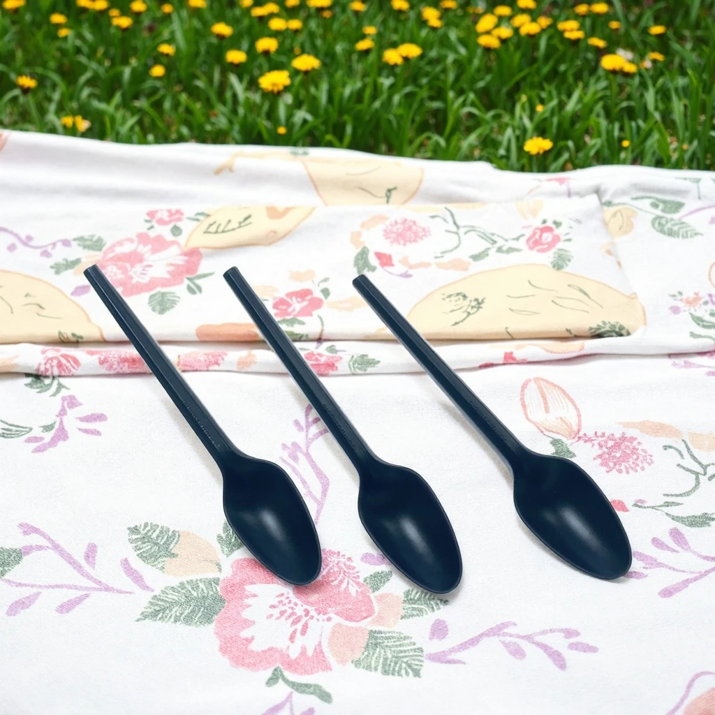 Eco-Friendly 6 Inch CPLA Biodegradable Disposable Cutlery Compostable Kitchen Utensils