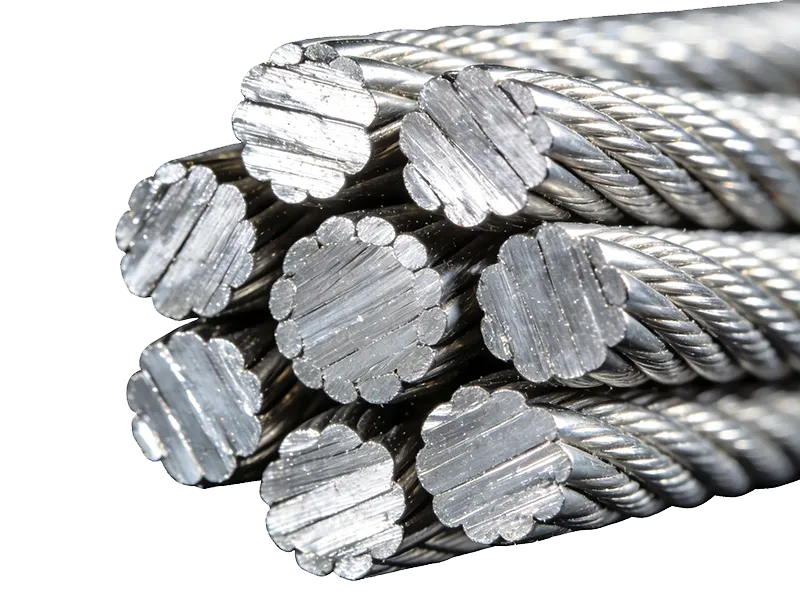 Zinc-10% Aluminum-Mischmetal Alloy Coated Steel Strand
