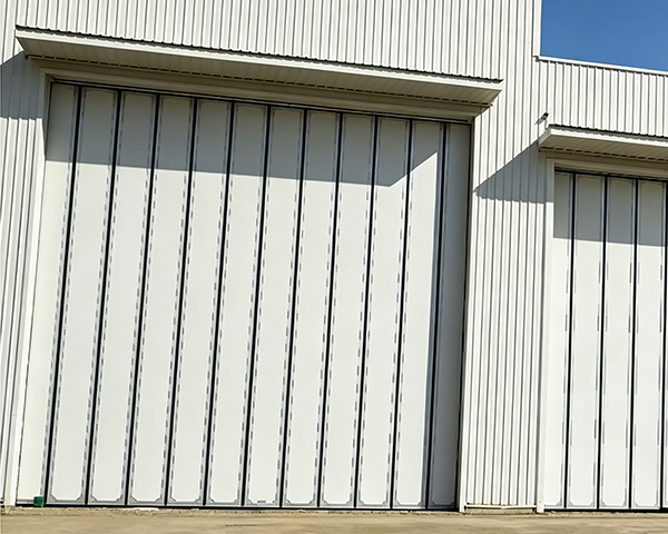 Heavy duty steel industrial doors