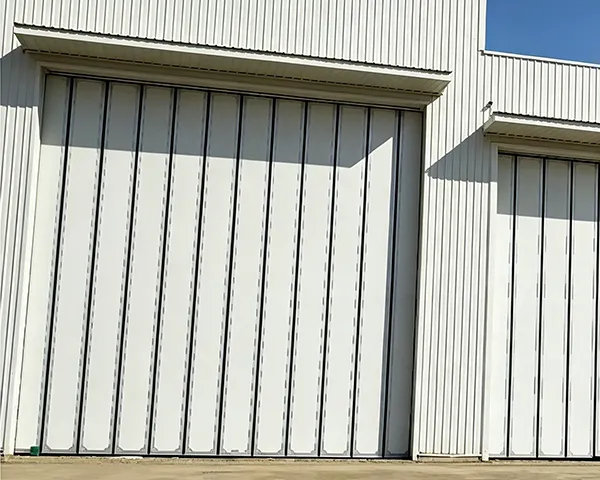Heavy duty steel industrial doors