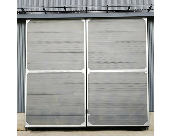 Heavy duty steel industrial doors
