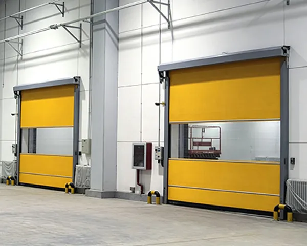 Industrial PVC fast rolling shutter door