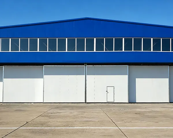 Fireproof and high temperature resistant industrial door