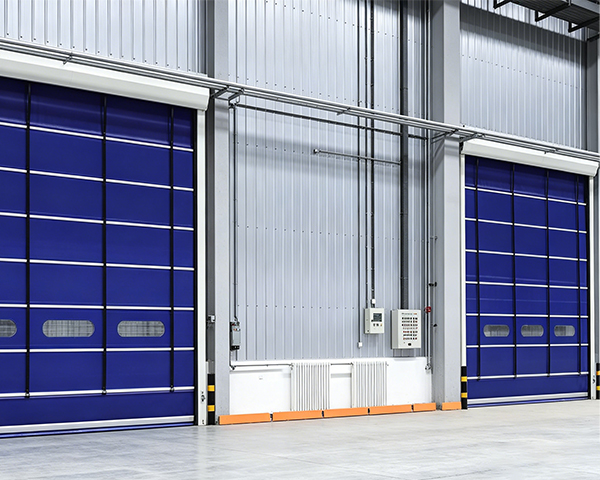 Windproof and durable quick stacking door