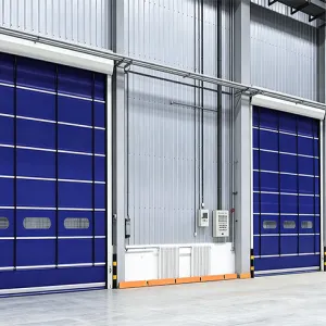 Insulated and sealed rapid stacking door