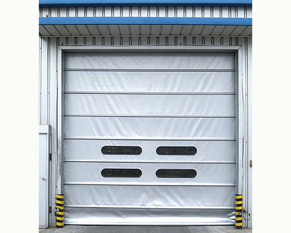 Windproof and durable quick stacking door