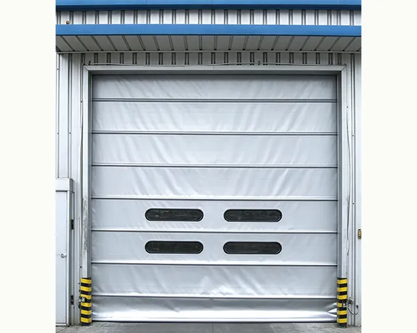 Industrial workshop rapid stacking door