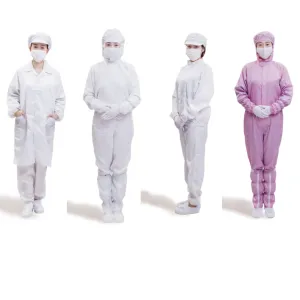 Antistatic Cleanroom Garment Series for ESD Controlled Environments