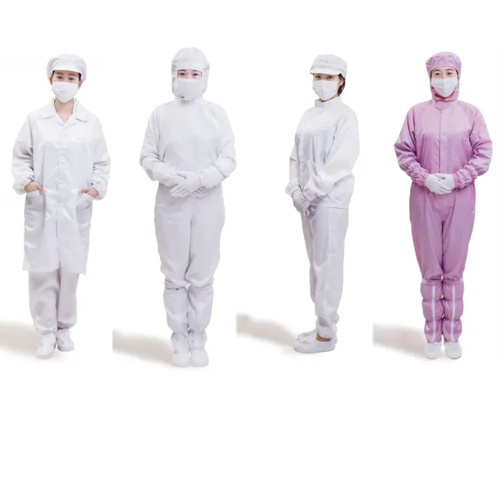 Antistatic Cleanroom Garment Series for ESD Controlled Environments