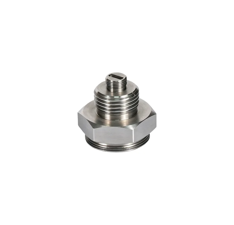 CNC machined temperature sensor hardware parts made of 316 stainless steel