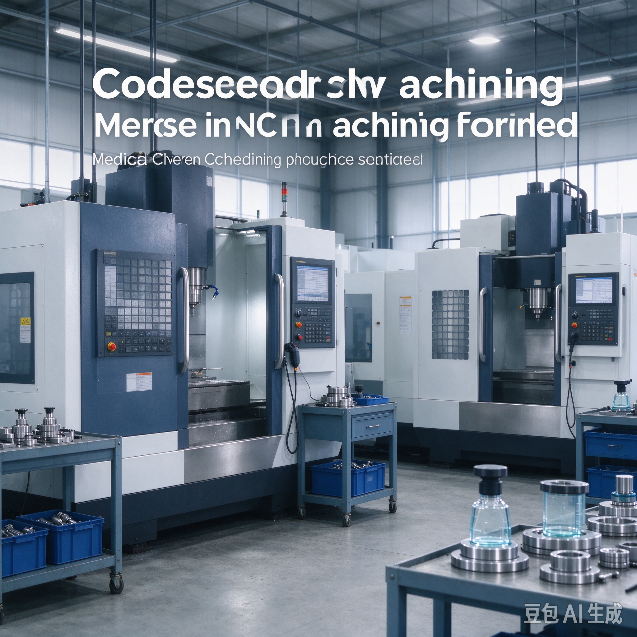 Production facility for precision machining and quality control