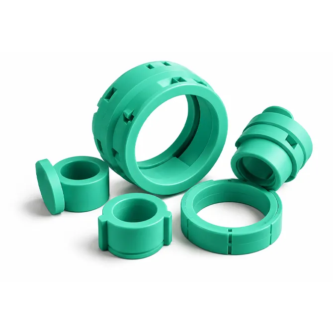 Custom CNC Machined Plastic Rings and Sleeves for Industrial Equipment