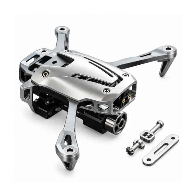 CNC Aluminum Drone Airframe Parts for UAV Structural Assembly