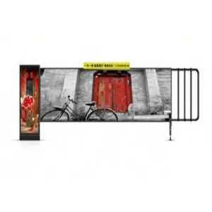 LLZH‑D129 Telescopic Canvas Lightbox Advertising Barrier Gate 