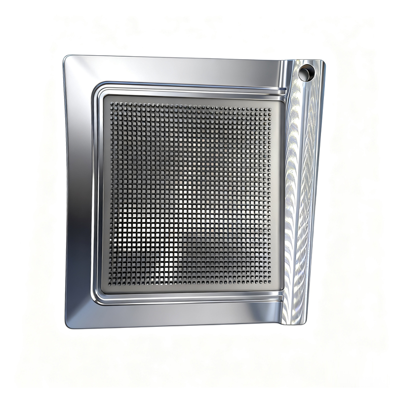 Automotive speaker reticulated surface