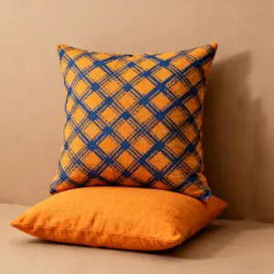 Orange-yellow contrasting color XIABU pillowcase