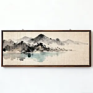Xiabu's ink-wash landscape decorative paintings