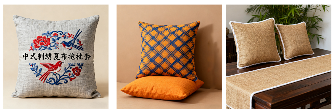 Orange-yellow contrasting color XIABU pillowcase