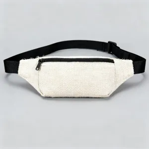 Sporty and casual Xia Bu fabric waist bag