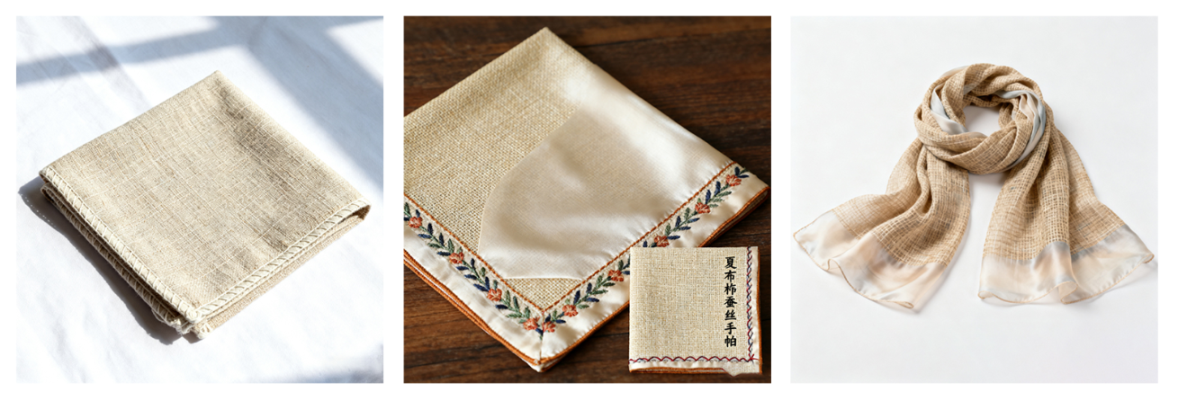 Xiabu silk blended scarf